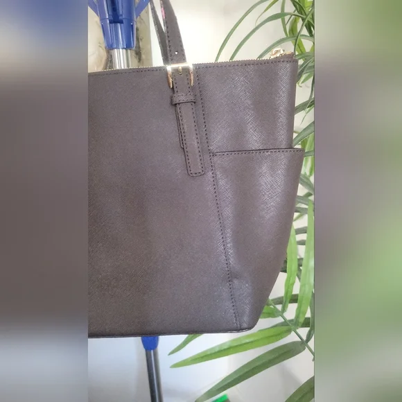 Michael Kors Dark Brown Tote Bag - Picture 6 of 16